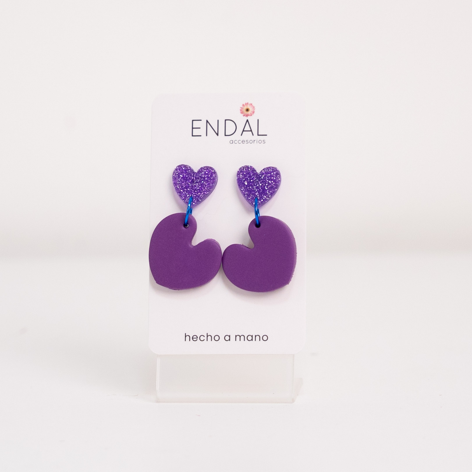 Aretes Alma Morado