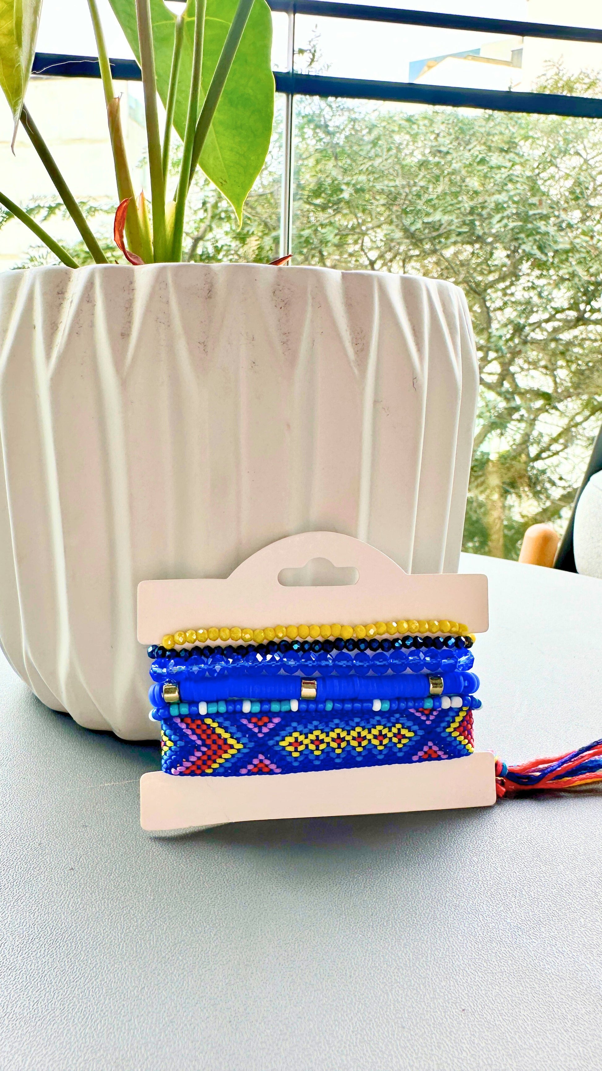 Pulsera Telar Azul 1