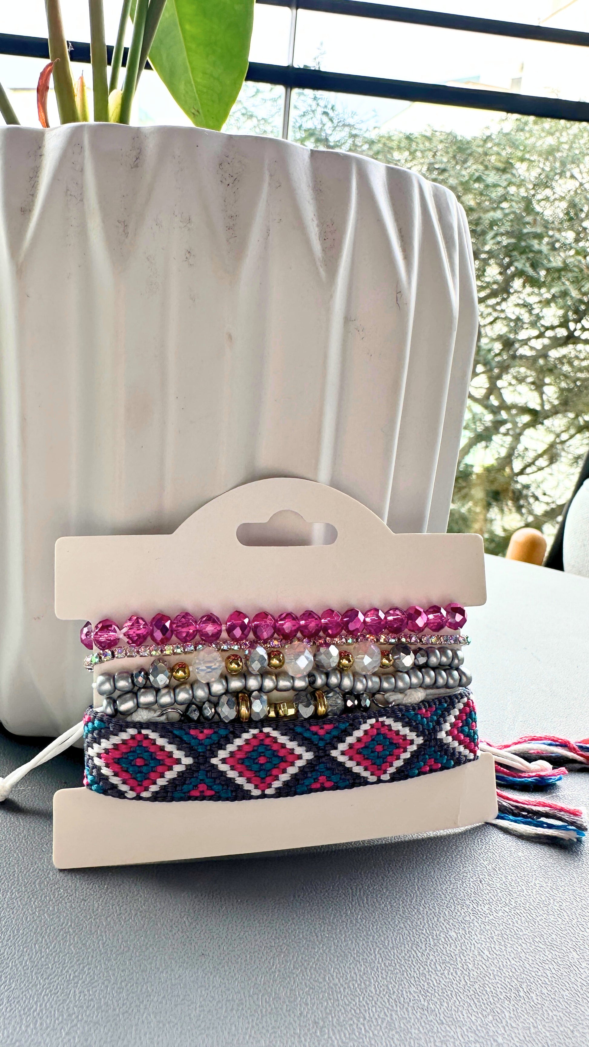 Pulsera Telar Morada 2
