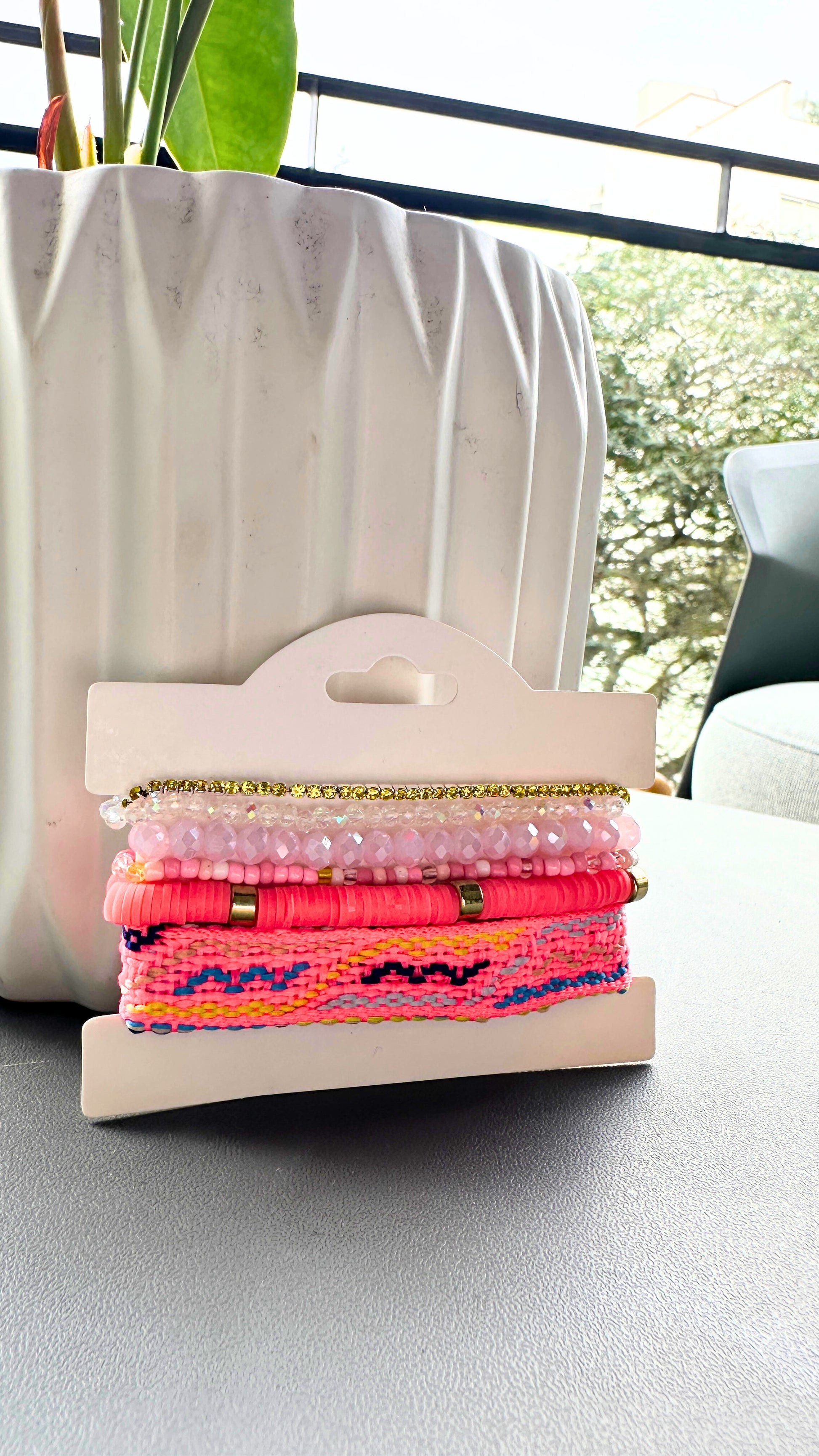 Pulsera Telar Rosada 5