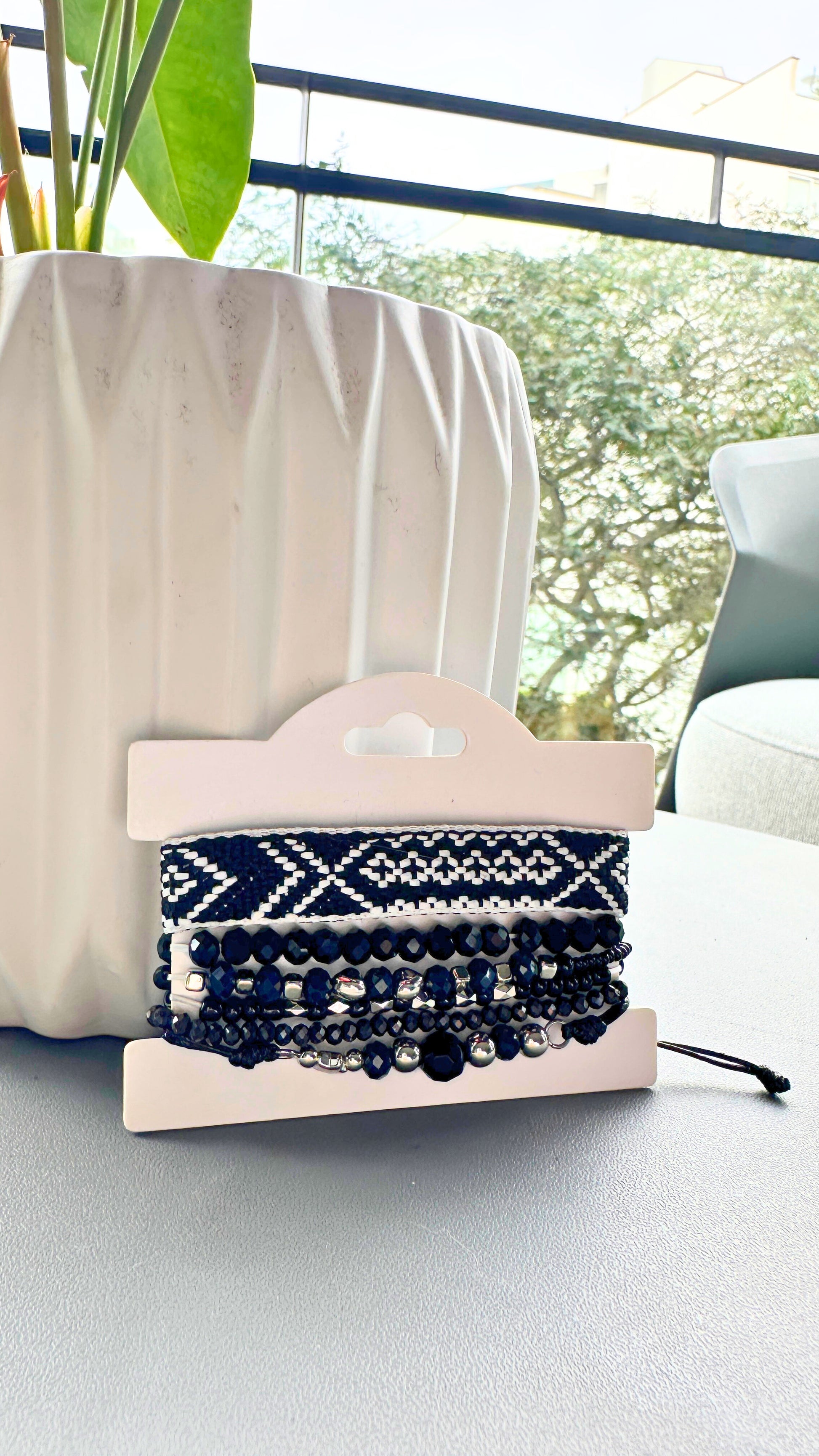 Pulsera Telar Negro 1