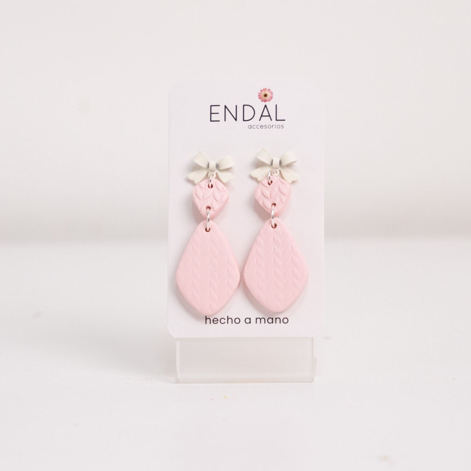 Aretes Elsa Rosa pastel