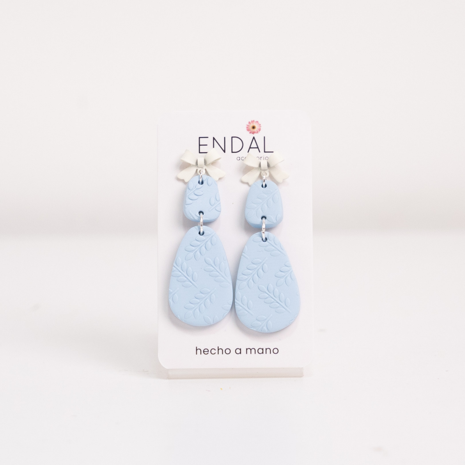 Aretes Elsa celeste pastel