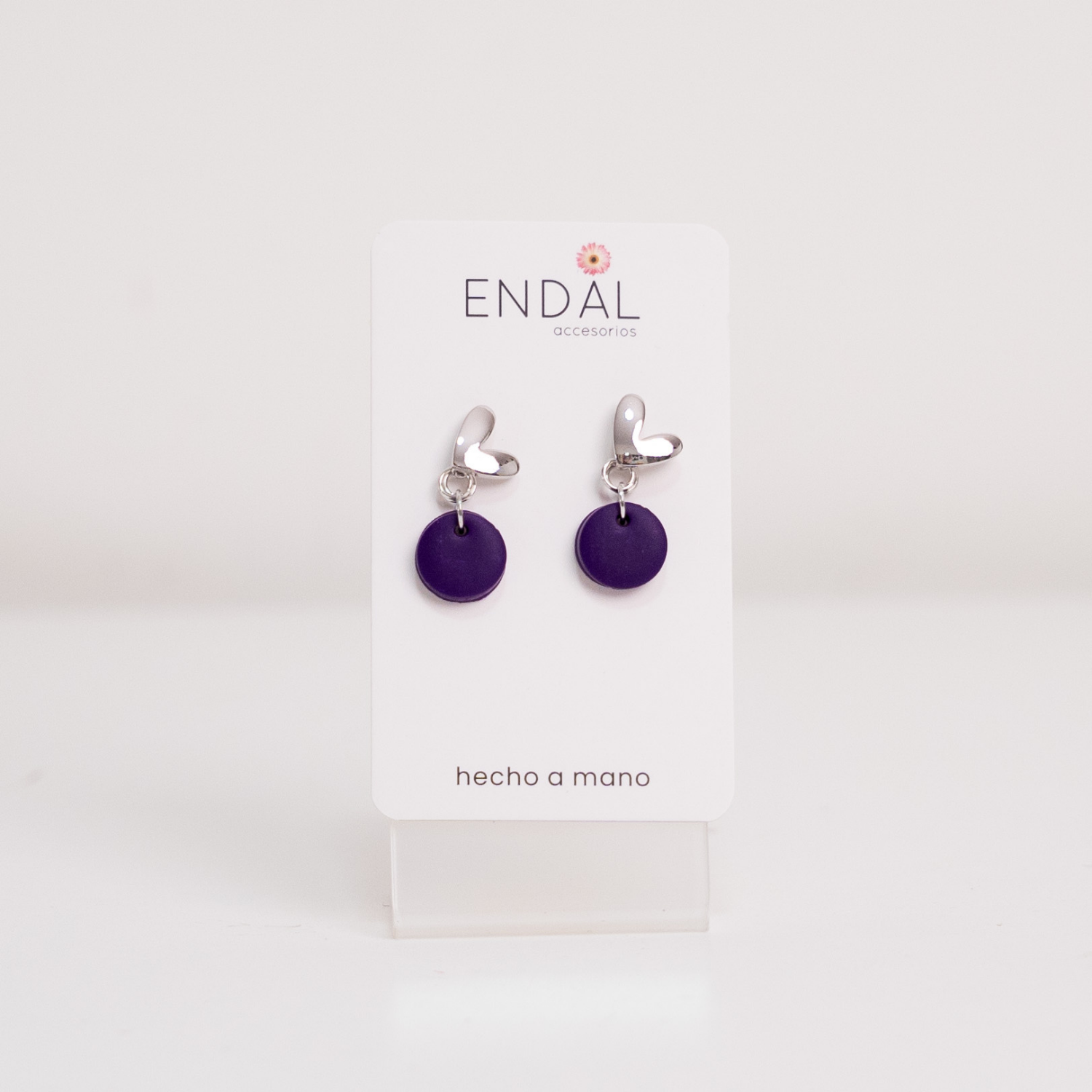 Aretes Caye morado