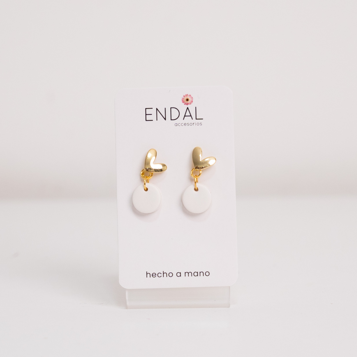 Aretes Caye blanco