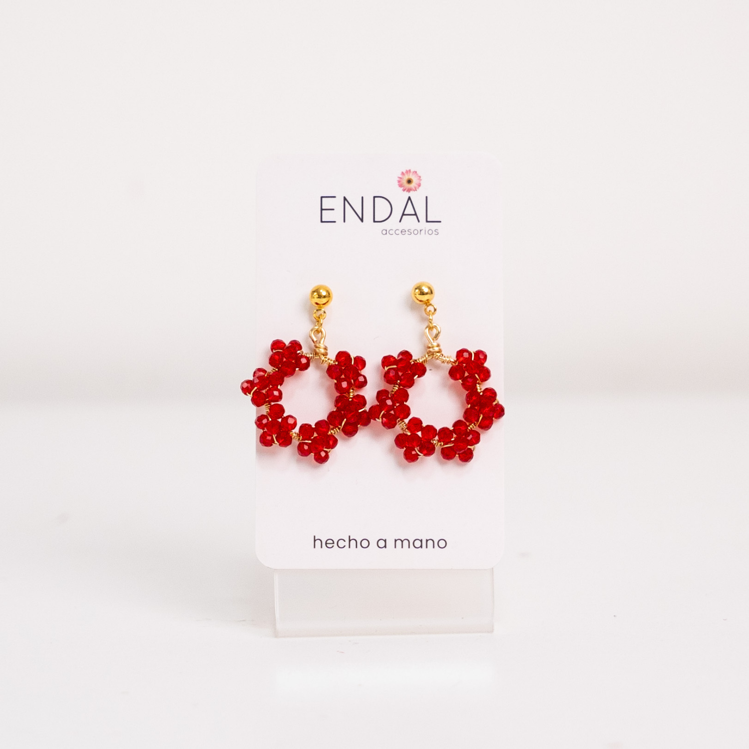 Aretes Nina Rojo