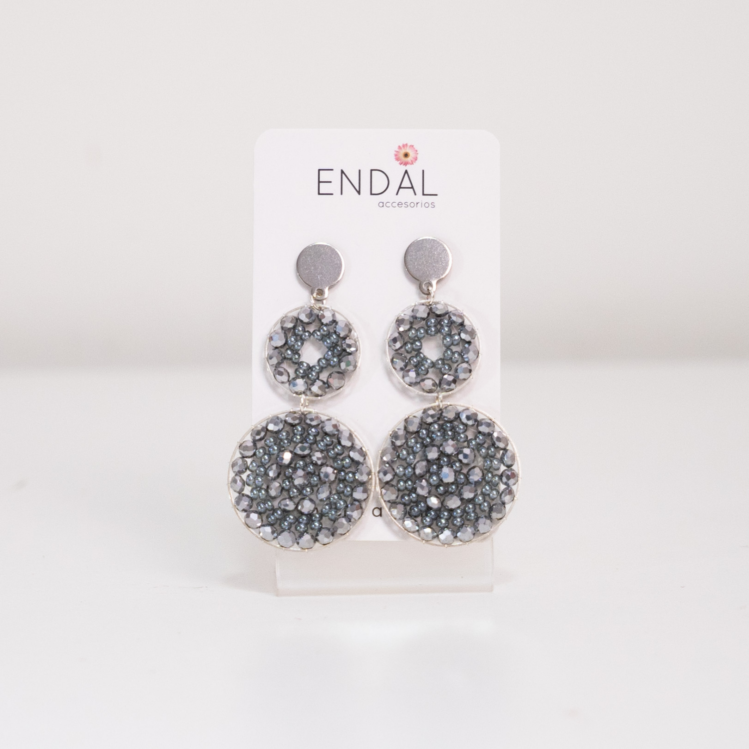Aretes Gala Plateado