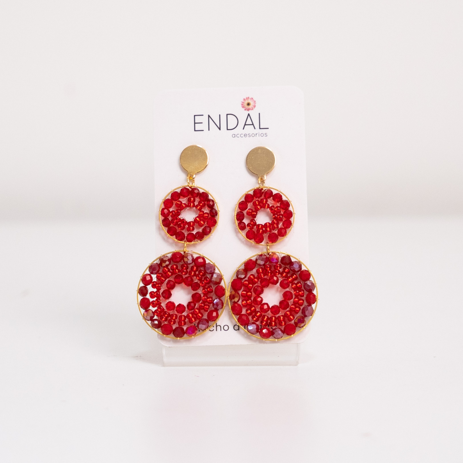 Aretes Gala Rojo