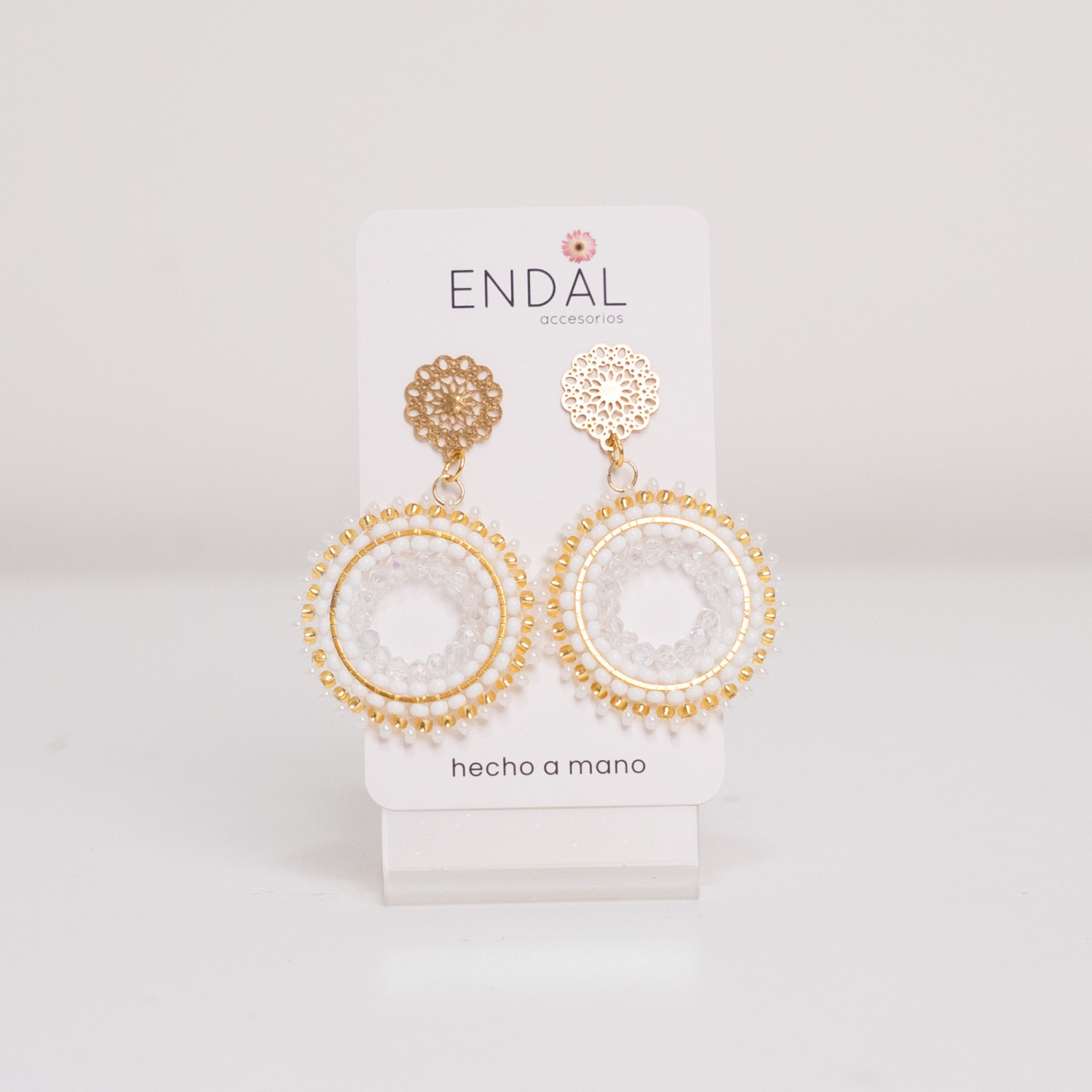 Aretes Daya Blanco