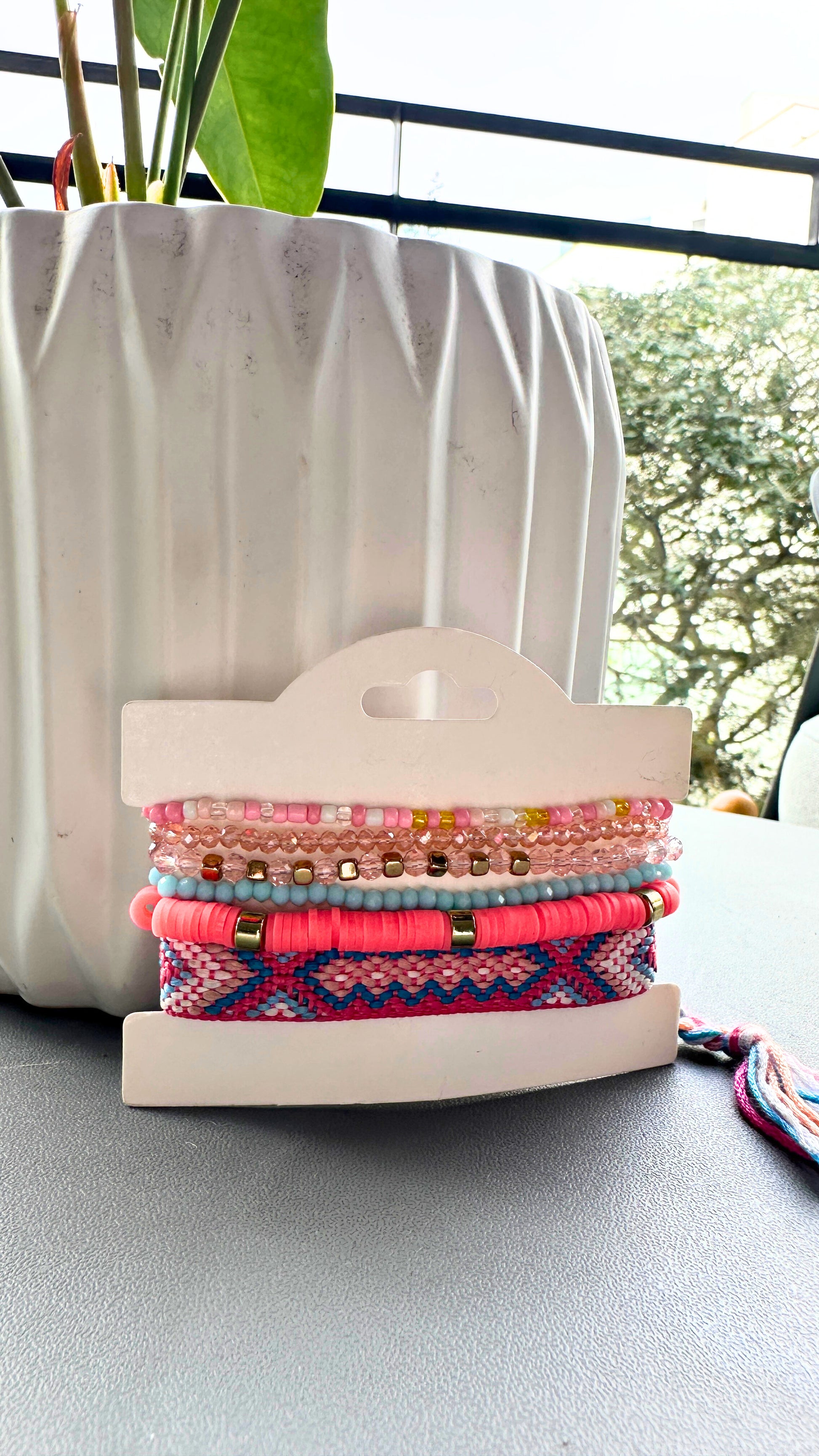Pulsera Telar Rosada 5