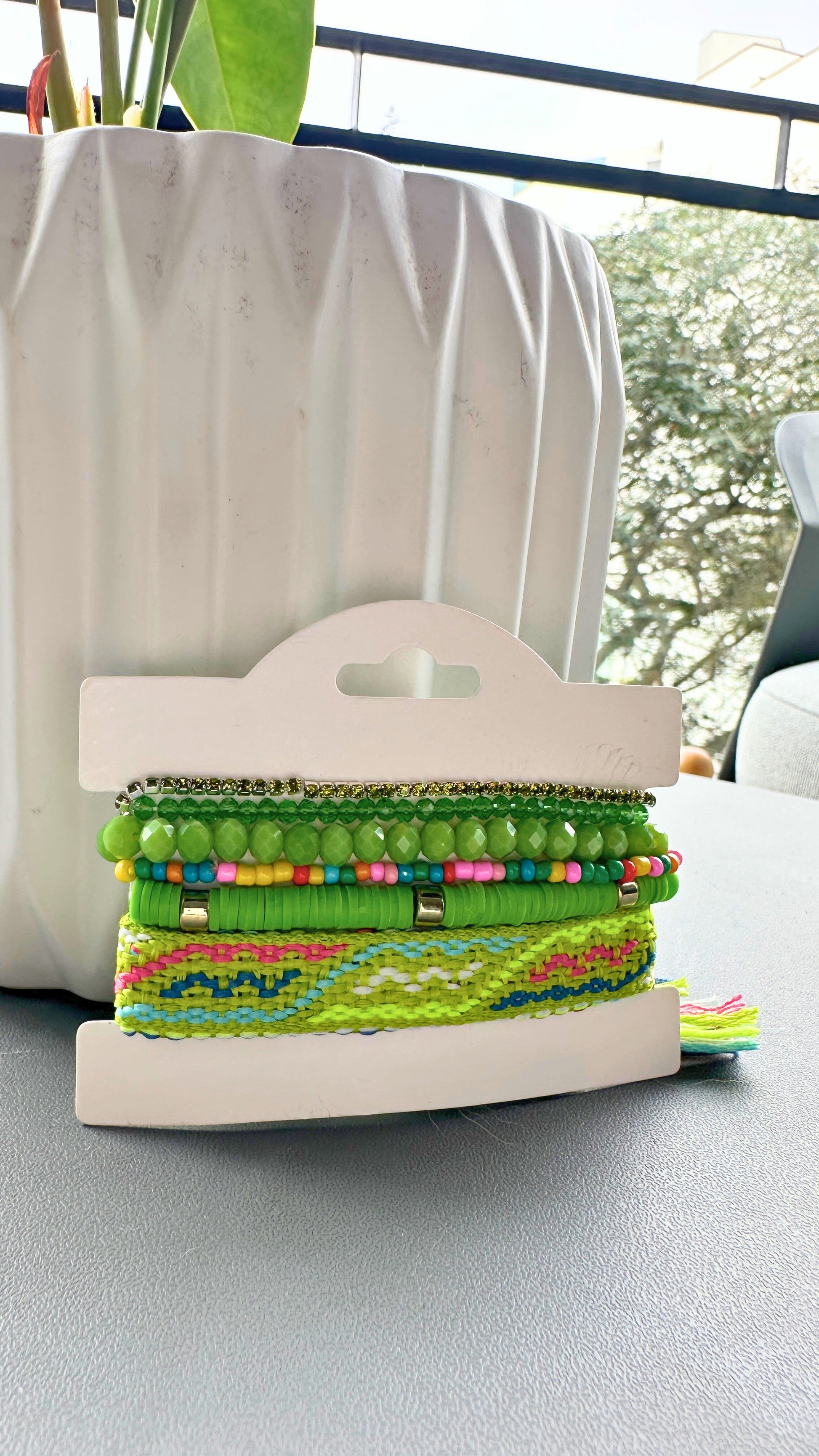 Pulsera Telar Verde 2